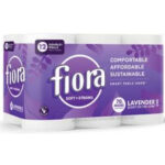 Fiora Bath Tissue Lavender Scent 214 Sheet 12 Roll