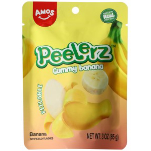 peelerzbanana.jpg Peelerz Gummy Banana 3oz - Image 1