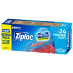 Ziploc Freezer Quart 24ct