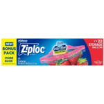 Ziploc Storage Gallon Bags 22ct