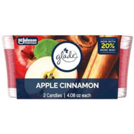 Glade Scented Candles Apple Cinnamon 2ct 4.08oz