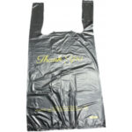 Thank You T-Shirt SMALL Heavy Duty Black Bags 1/8