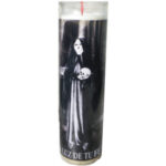 Veladora Mexico Imagen Santa Muerte (White)