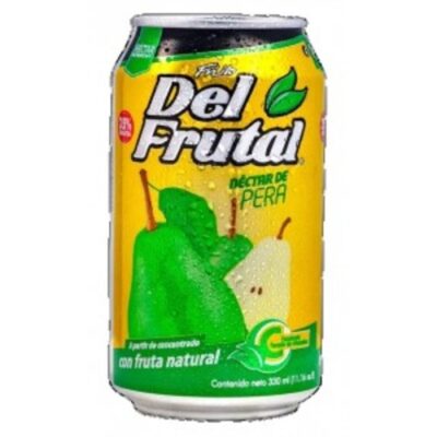 Del Frutal Pear Nectar 11.16oz - Image 1