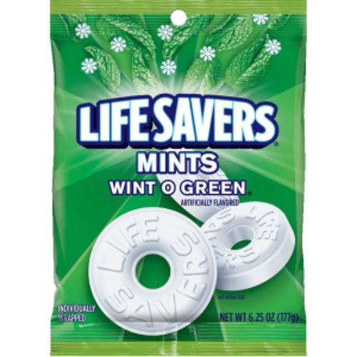 lifesaversmints.jpg ZZZZ8888Lifesavers Mints Wint O Green Hard Candy 6.25oz* - Image 1