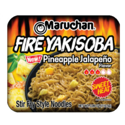 Maruchan Fire Yakisoba Pineapple Jalapeno Flavor 3.93oz - Image 1
