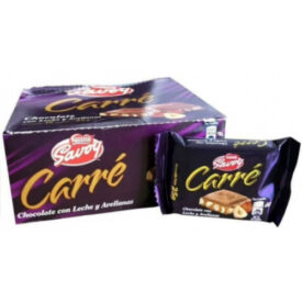 Nestle Savoy Carre Milk Choco w/ Hazelnuts 16pk 0.88oz