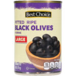 ZZZZ8888Best Choice Pitted Black Olives 6oz *