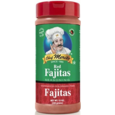Chef Merito Red Fajitas Seasoning 12oz - Image 1