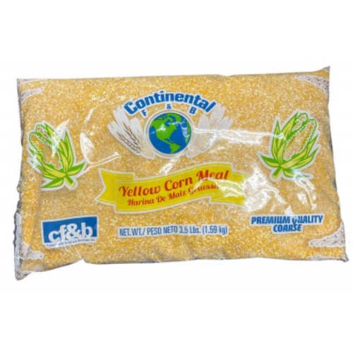 continentalfnbyellow.jpg Continental F&B Yellow Coarse Corn Meal 3.5lbs - Image 1