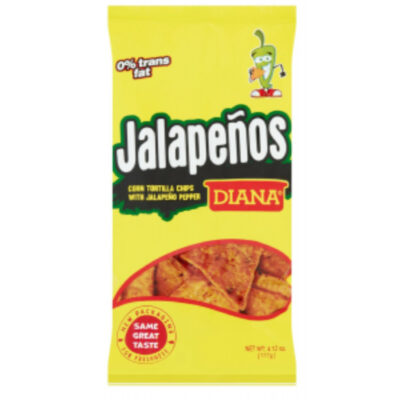 Diana Jalapenos Tortilla Chips 9.17oz - Image 1