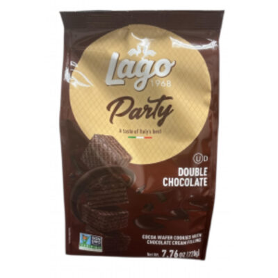 Lago Party Wafers Double Chocolate 7.76oz - Image 1