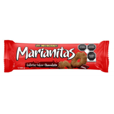 La Moderna Marianitas Galletas Sabor Chocolate 185g - Image 2
