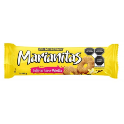 La Moderna Marianitas Galletas Sabor Vainilla 185g - Image 1