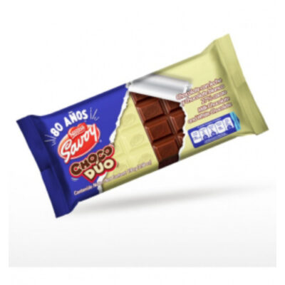 Nestle Savoy Choco Duo Chocolate con Leche y Chocolate Blanco 5pk 4.58oz - Image 1