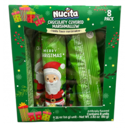 nucitachocolatymarshmallow.jpg Nucita Chocolaty Covered Marshmallow 0.35oz 8pk - Image 1