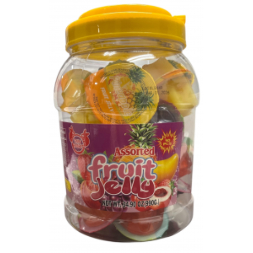 twinjellfruitjar34.9.jpg Twin Rabbit Jelly Fruit Jar 34.9oz - Image 1