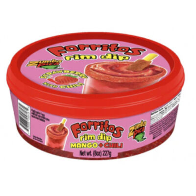 Zumba Pica Forritos Strawberry Chili Rim Dips 8oz - Image 1