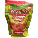 De la Rosa Pulparindo Gummy Rings Watermelon 9oz