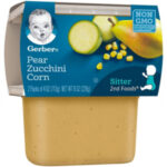 Gerber 2nd Foods Pear Zucchini Corn Food 4 oz, 2pk - WIC