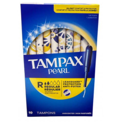 tampaxpearlregular.jpg Tampax Pearl Super Unscented 10pk - Image 1