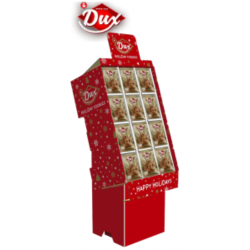 duxholidays.jpg Dux Holiday Cookies Shipper 36ct 7.76oz - Image 1