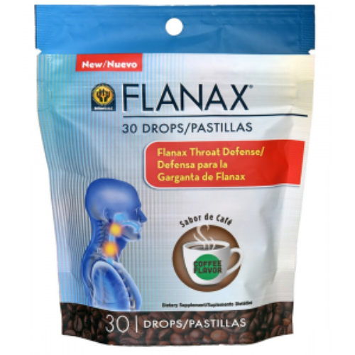 flanaxthroat.jpg Flanax Throat Defense Drops Coffee Flavor 30ct - Image 1