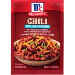 McCormick Chilli Seasoning Mix 30% Less Sodium 1.25oz