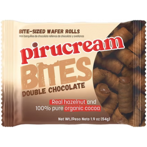 pirucreambitesdoublechoc.jpg Pirucream Bites Double Chocolate 1.9oz - Image 1