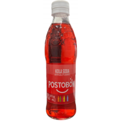 postobonkolaflavored.jpg Postobon Kola Flavored Soda Glass 10.14oz - Image 1