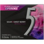 5 Gum 15 Stick Sour Sweet Berry Evolution