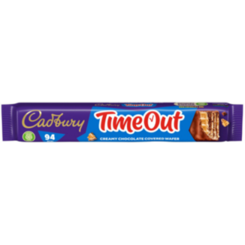 cadburytimeOut.jpg Cadbury TimeOut Creamy Chocolate Covered Waffer 18g - Image 1