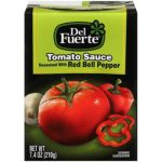 Del Fuerte Tomato Sauce Seasoned with Red Bell Pepper 7.4oz