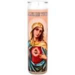 Veladora Mexico Imagen Nuestra Senora del Sagrado Corazon Candle