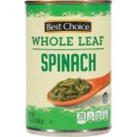 Best Choice Whole Leaf Spinach 13.5oz