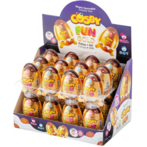 cosbyfungoldegg.jpg Cosby Fun Gold Egg 20g - Image 1