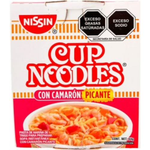 nissincupnoodlesConcamaron.jfif_.jpg Nissin Cup Noodles Con Camaron Picante 64g - Image 1
