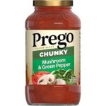 Prego Sauce Chunky Mushroom & Green Pepper 23.75oz*