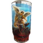 Veladora Mexico Cristal San Miguel Arcangel