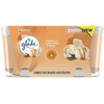 Glade Scented Candles Vanilla Caramel Twist Twin Pack 6.8oz