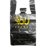 Thank You T-Shirt SMALL Heavy Duty Black Bags Deluxe 1/8