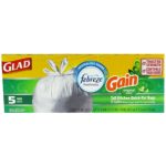 Glad Tall Kitchen 13 Gallon Gain Quick-Tie Bag 5ct