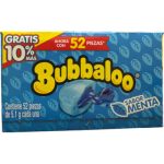 Bubbaloo Gum Menta 52pc