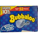 Bubbaloo Gum Mora Azul 52pc