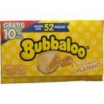 Bubbaloo Gum Platano 52pc