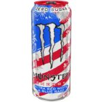 Monster Energy Ultra Red White & Blue Razz 16oz