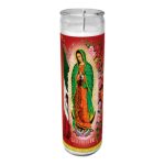 Veladora Mexico Imagen Ceremonial Virgen De Guadalupe